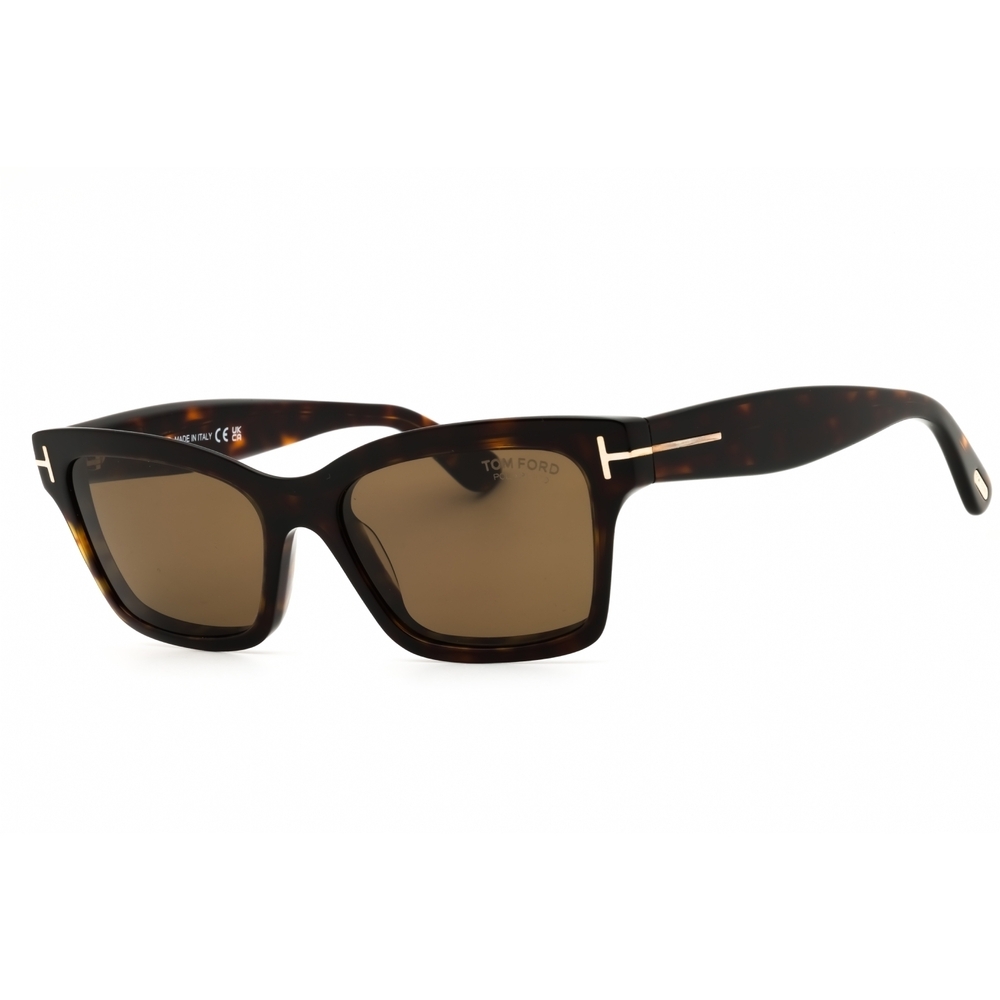 Tom Ford FT1085 Sunglasses Dark Havana Acetate Cat-Eye
